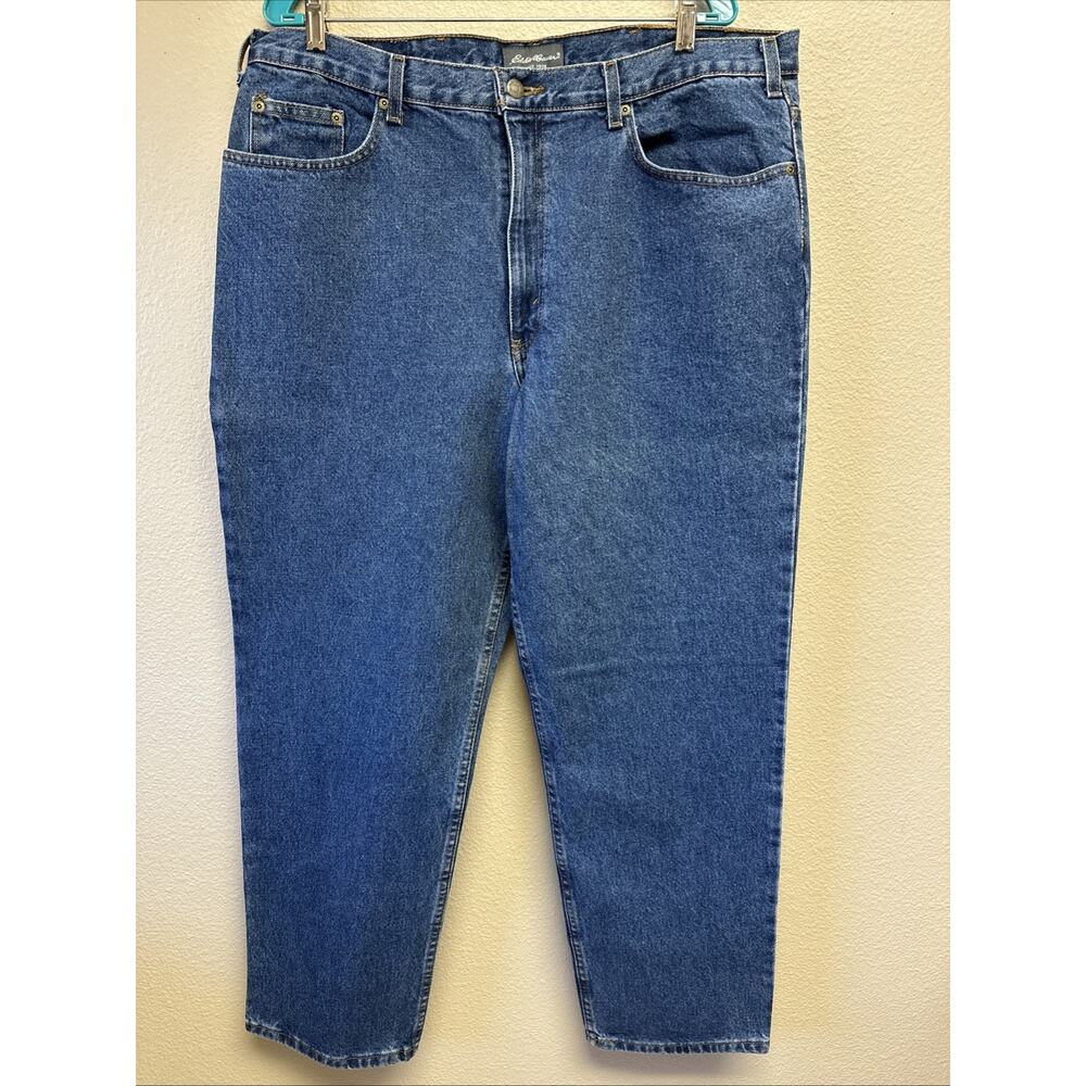 VTG NWT Eddie Bauer Men's Classic Fit 40x30 Denim Jeans Cotton Workwear